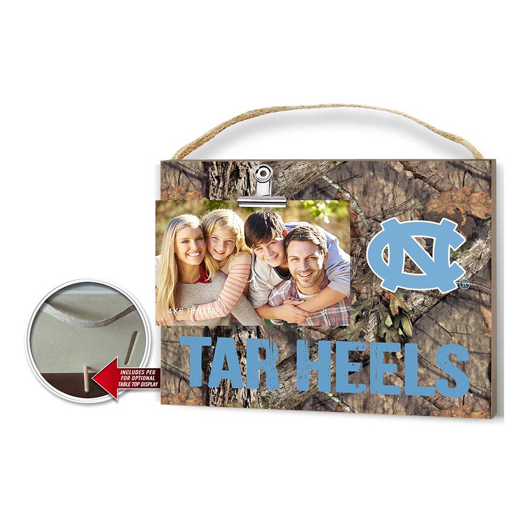 Clip It Mossy Oak With Logo Photo Frame North Carolina (Chapel Hill) Tar Heels