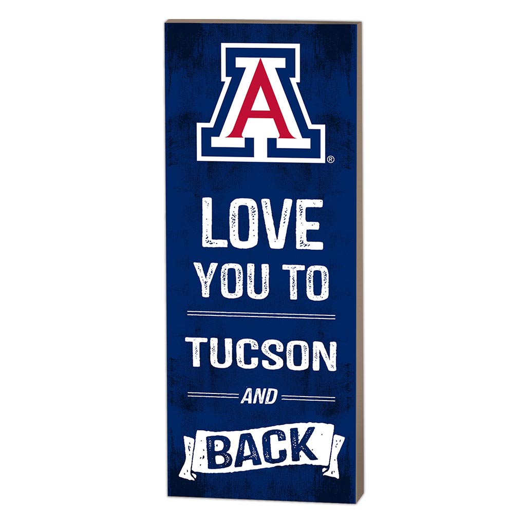 7x18 Logo Love You To Arizona Wildcats