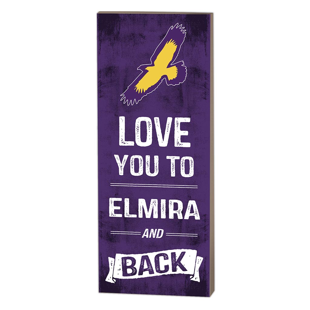 7x18 Logo Love You To Elmira College Soaring Eagles