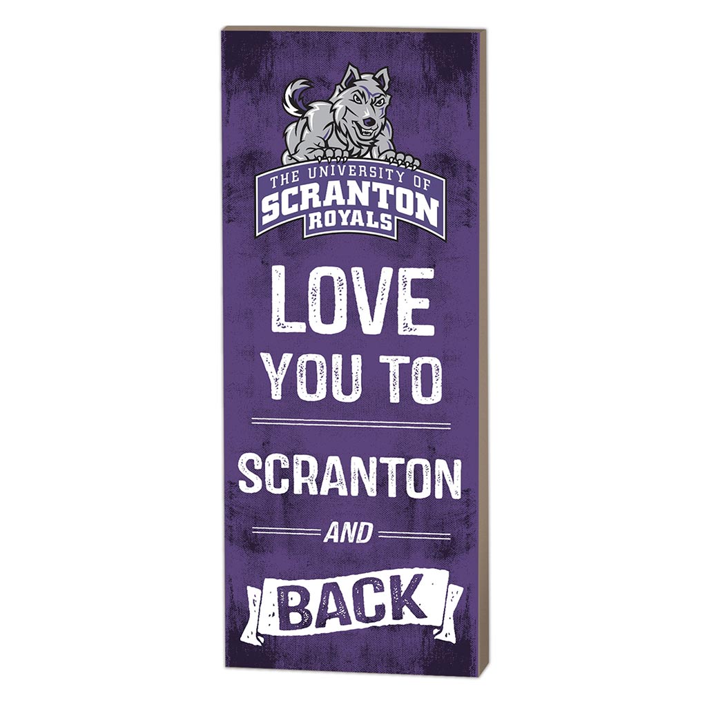 7x18 Logo Love You To Scranton Royals