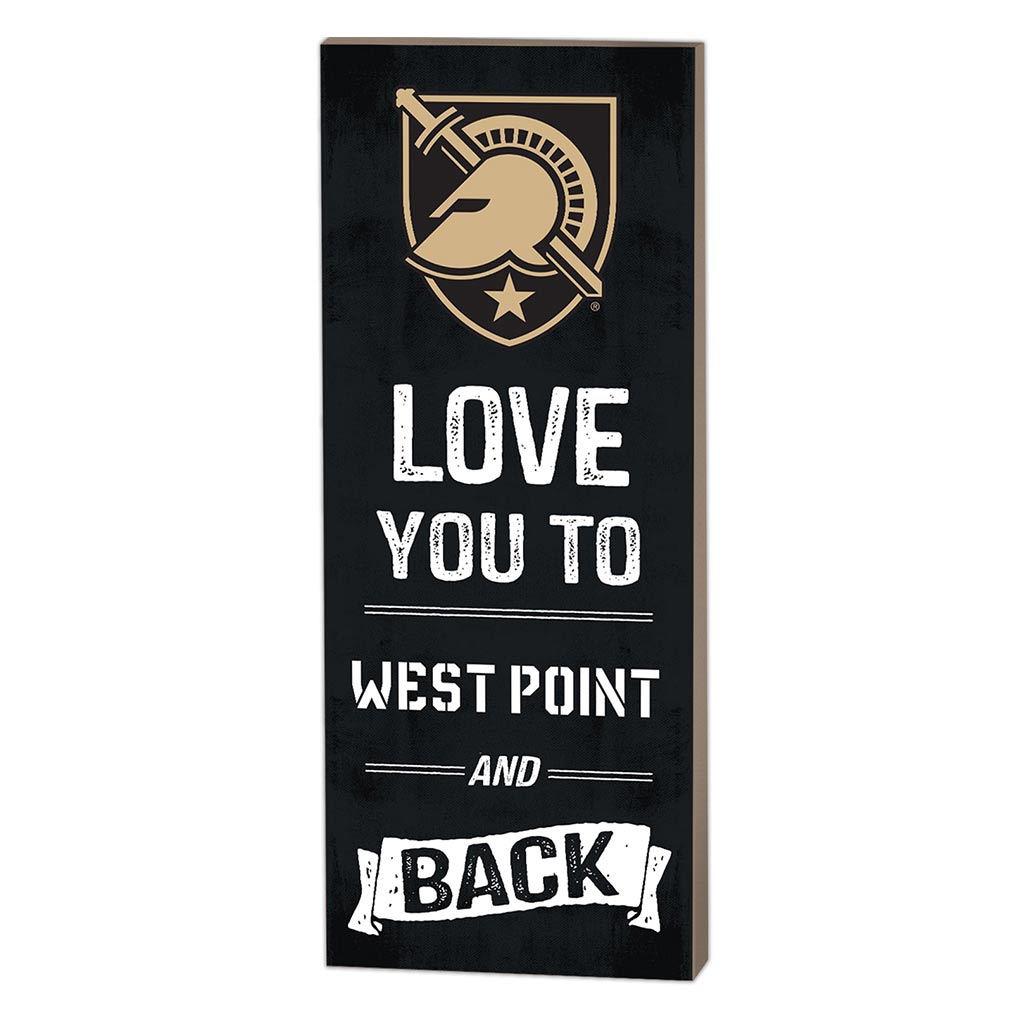 7x18 Logo Love You To West Point Black Knights