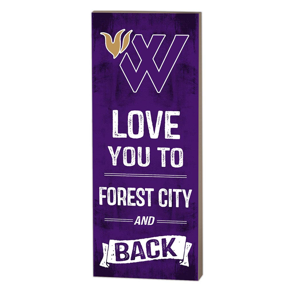 7x18 Logo Love You To Waldorf University Vikings
