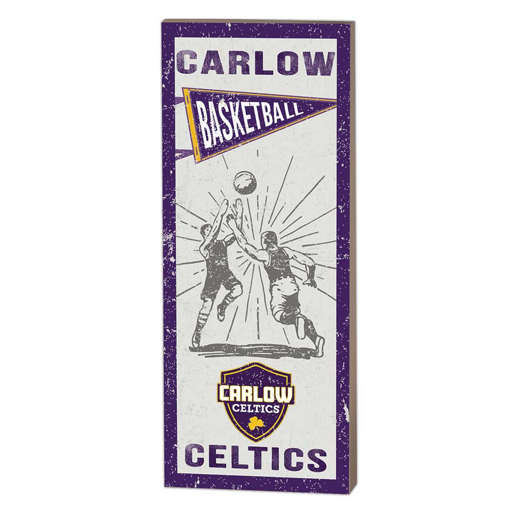7x18 Vintage Player Carlow University Celtics