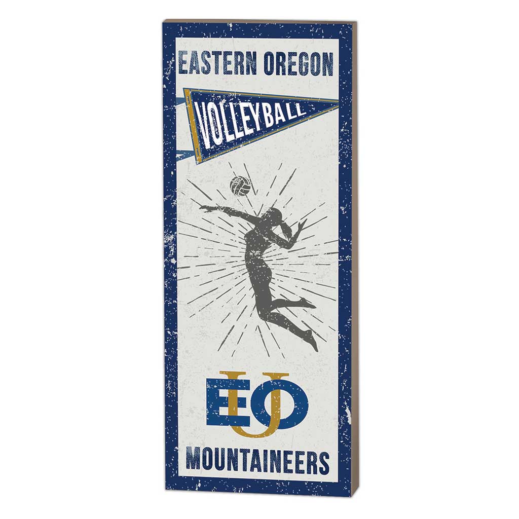 7x18 Vintage Player Eastern Oregon University Mountaineers - Girl's Volleyball