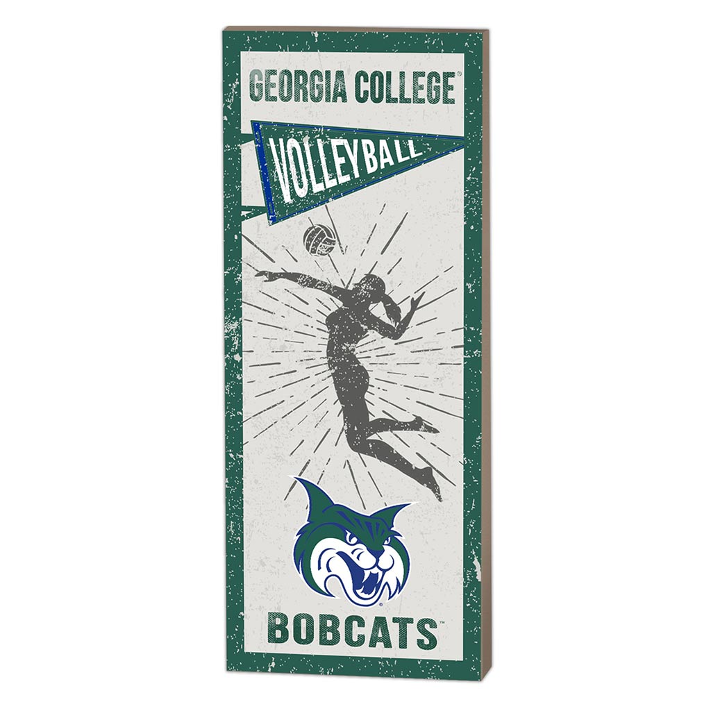 7x18 Vintage Player Georgia College Bobcats - Girl's Volleyball