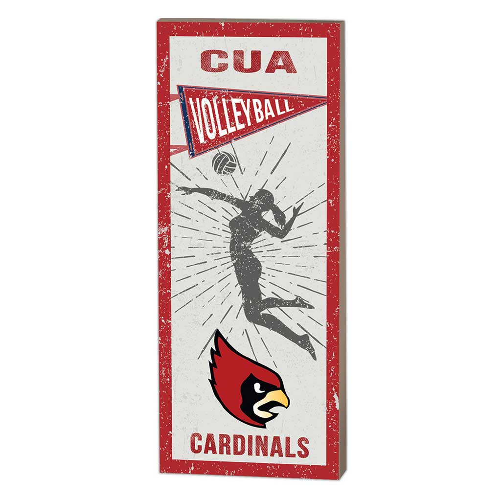 7x18 Vintage Player The Catholic University of America Cardinals - Girl's Volleyball