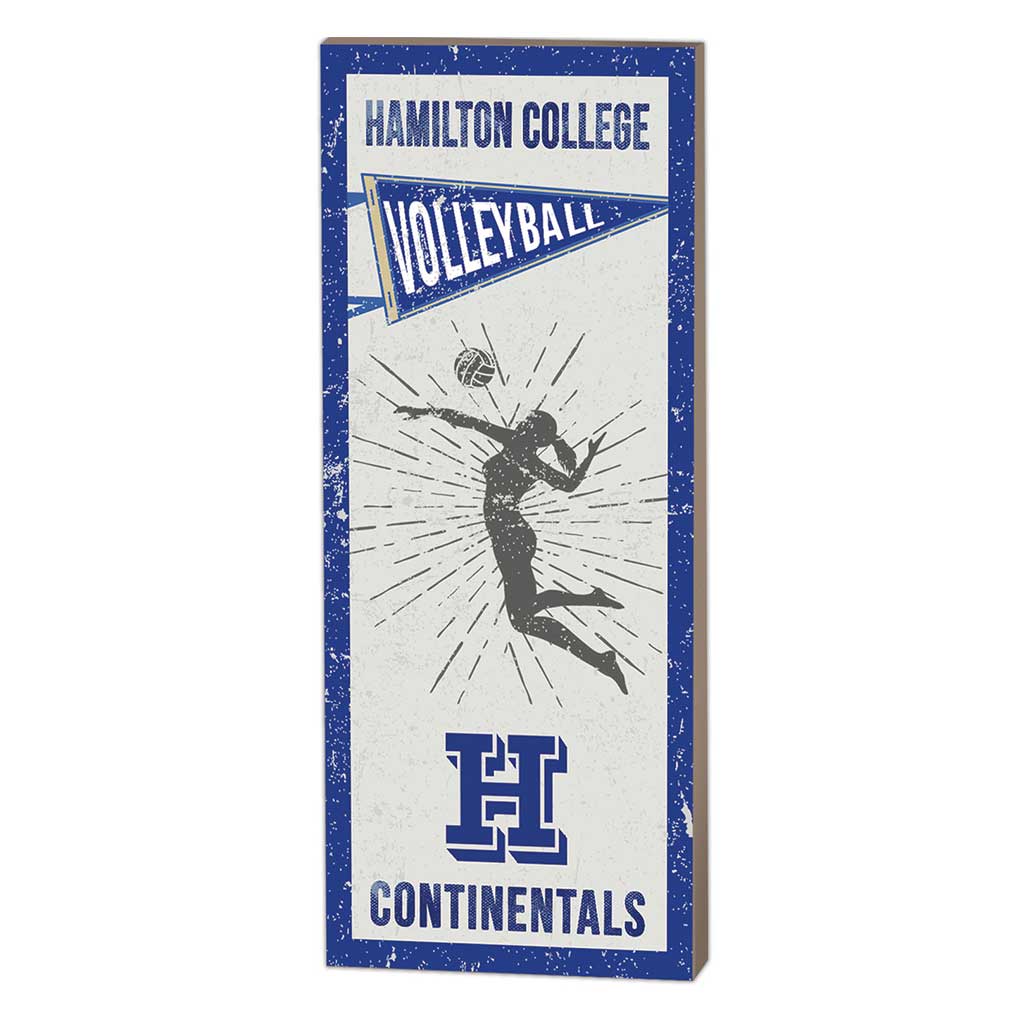 7x18 Vintage Player Hamilton College Continentals - Girl's Volleyball