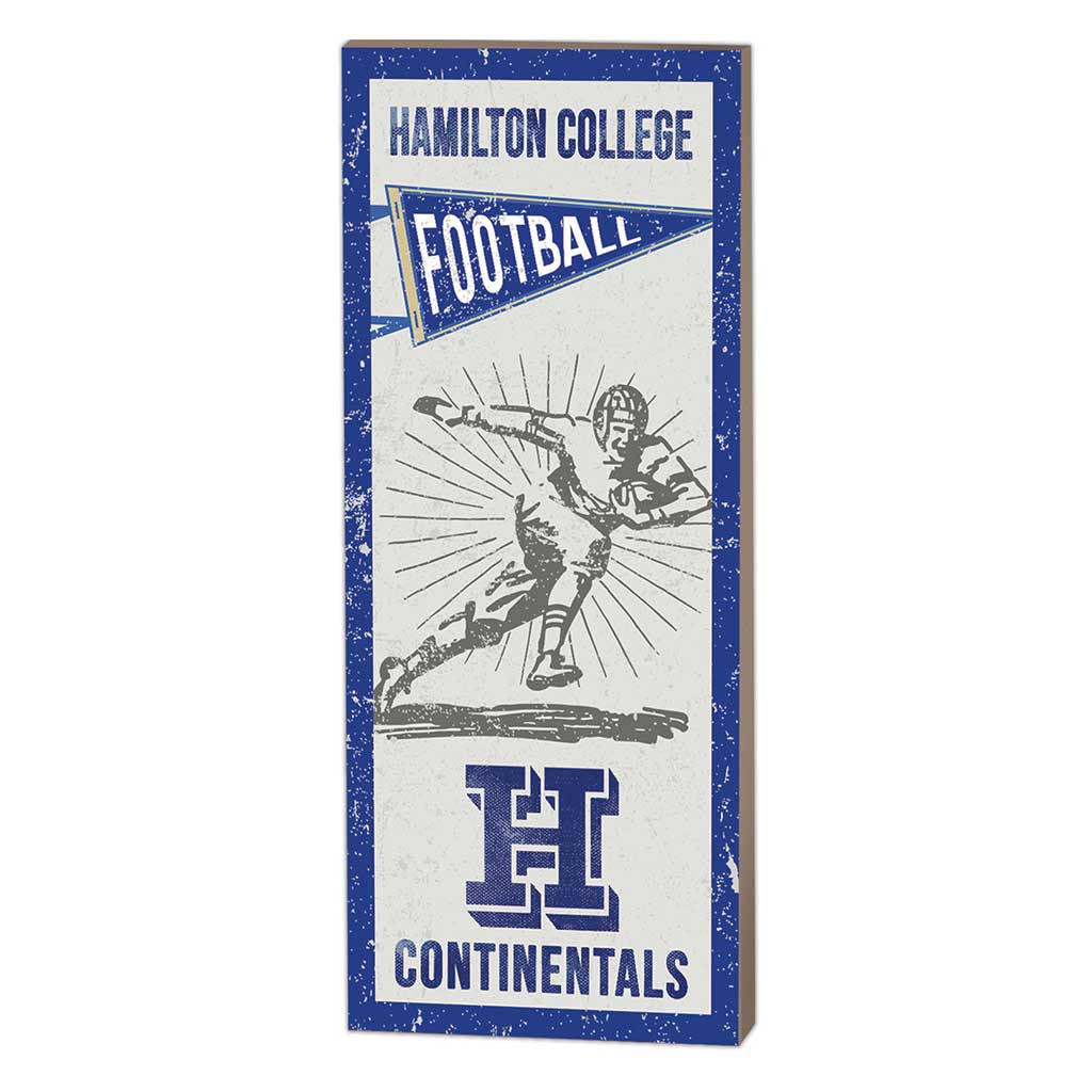 7x18 Vintage Player Hamilton College Continentals
