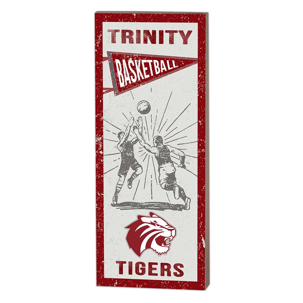 7x18 Vintage Player Trinity University Tigers Basketball