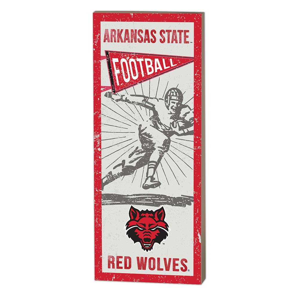 7x18 Vintage Player Arkansas State Red Wolves