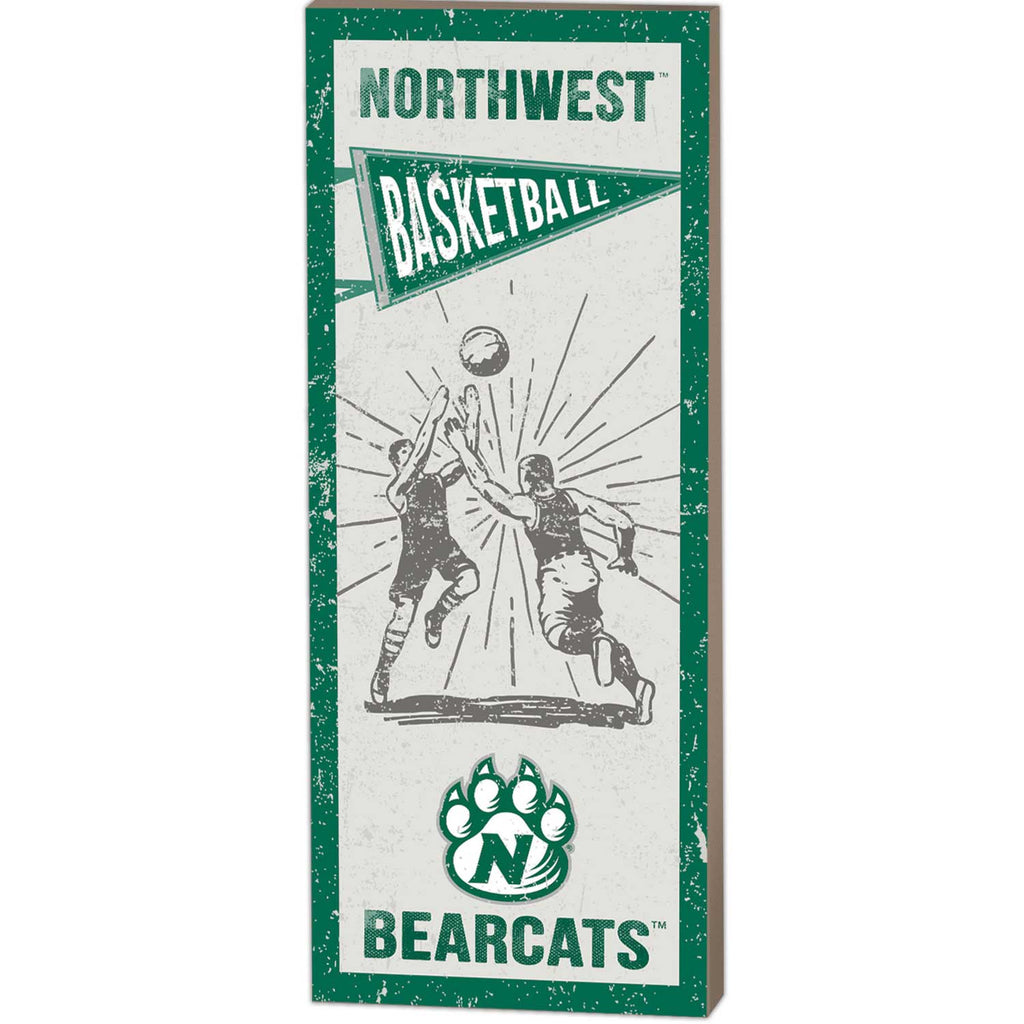 7x18 Vintage Player Northwest Missouri State University Bearcats Basketball