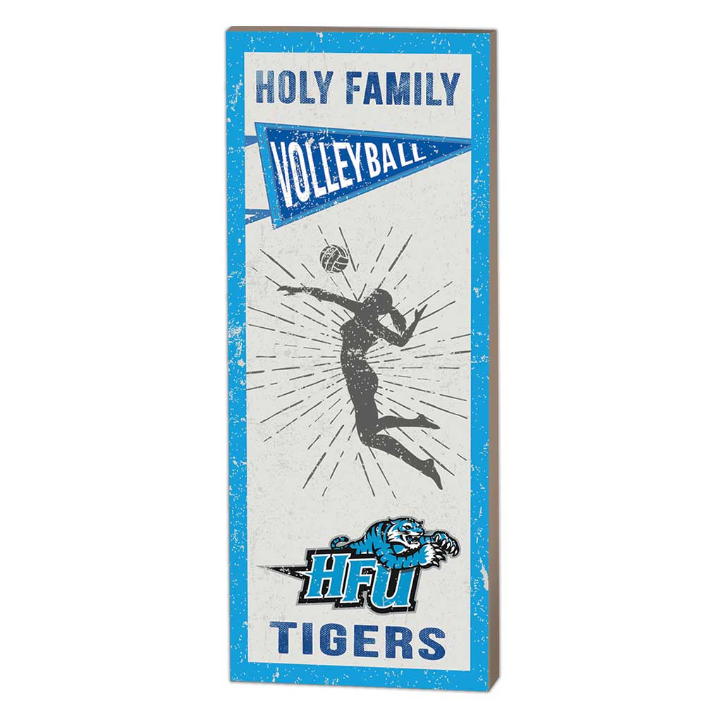 7x18 Vintage Player Holy Family Universty Tigers Volleyball Women