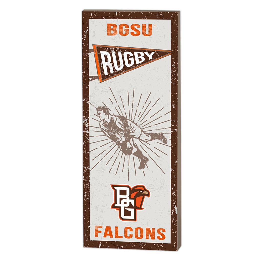 7x18 Vintage Player Bowling Green Falcons Rugby