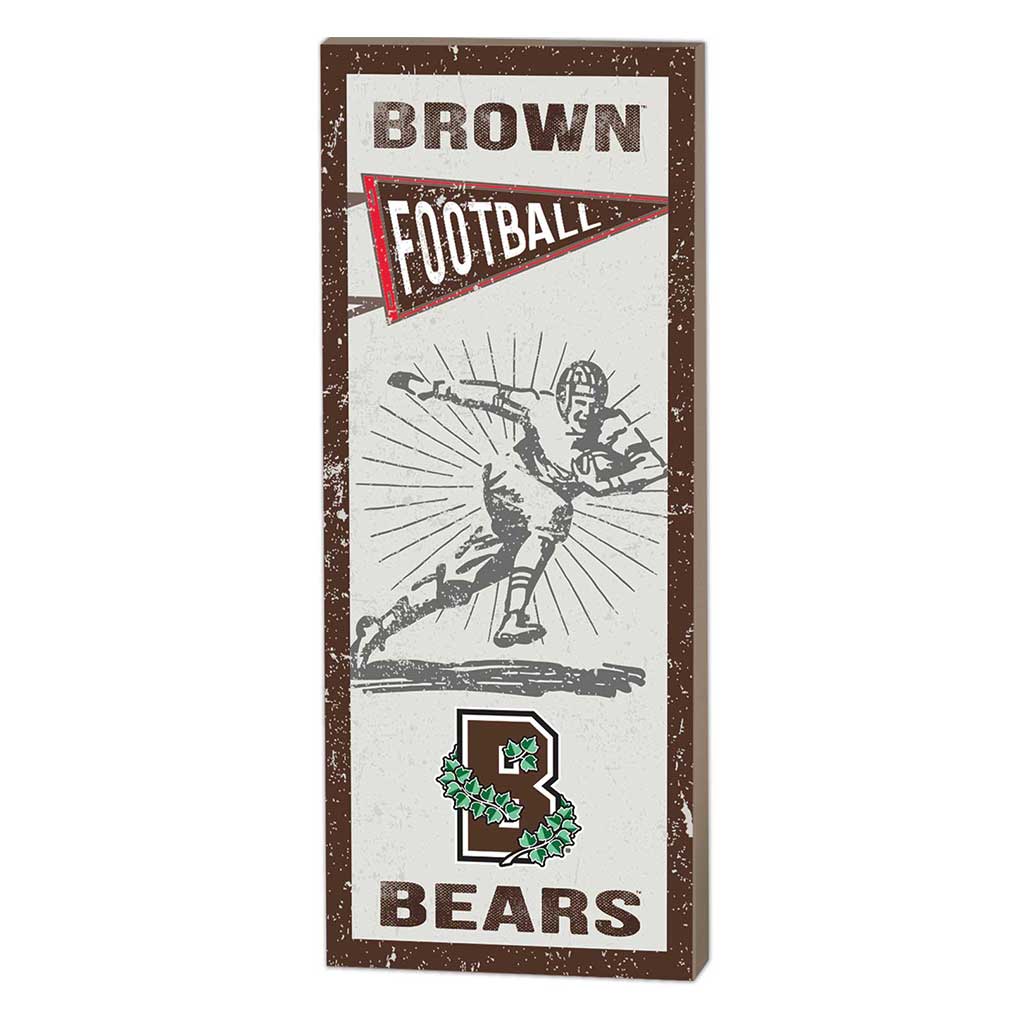 7x18 Vintage Player Brown University Bears