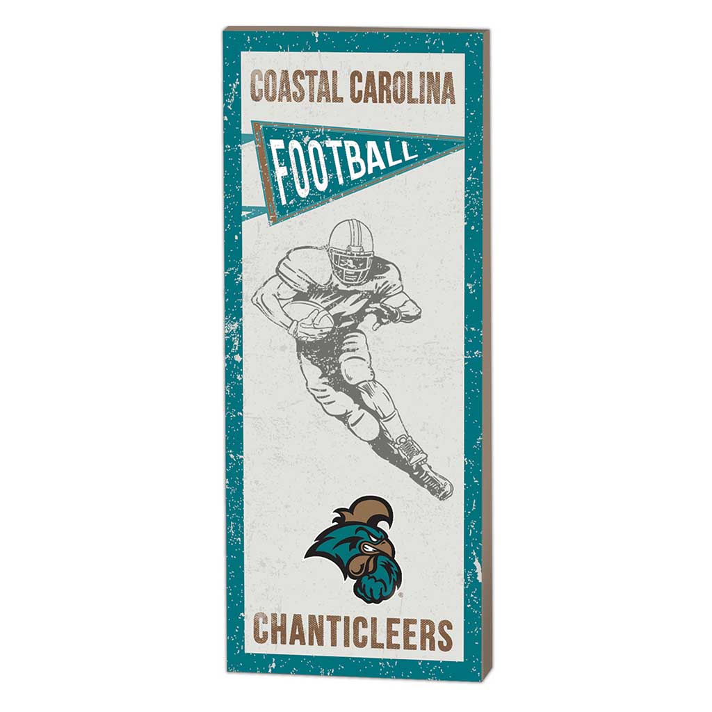 7x18 Vintage Player Coastal Carolina Chanticleers