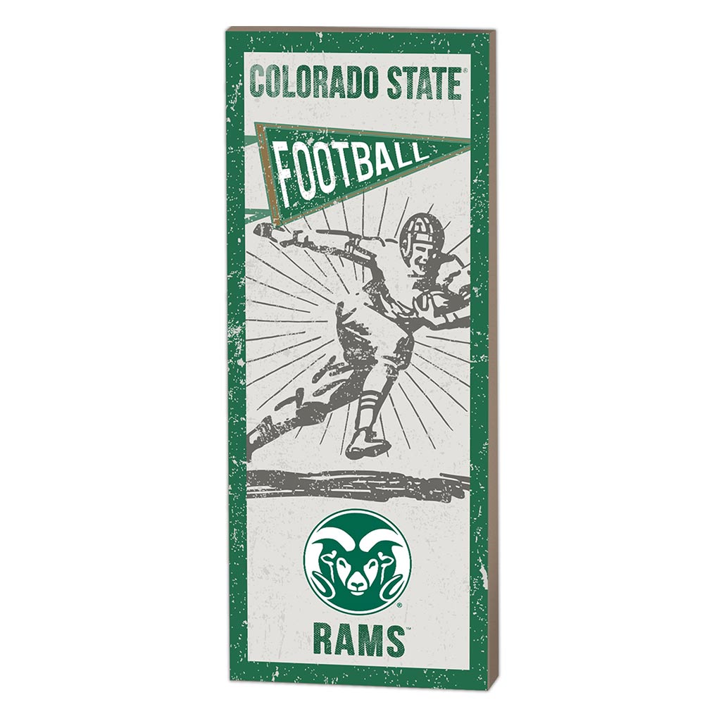 7x18 Vintage Player Colorado State-Ft. Collins Rams