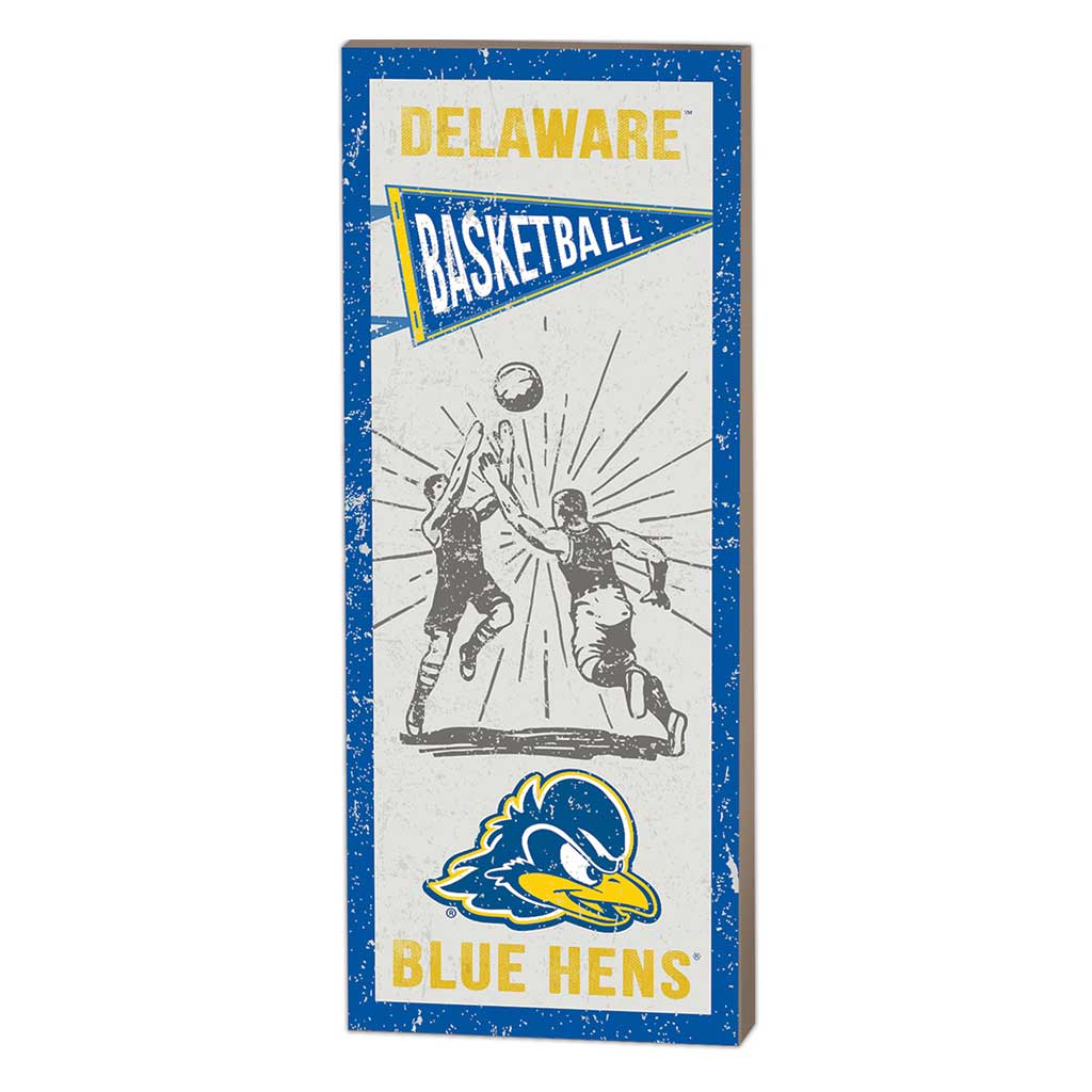 7x18 Vintage Player Delaware Fightin Blue Hens Basketball