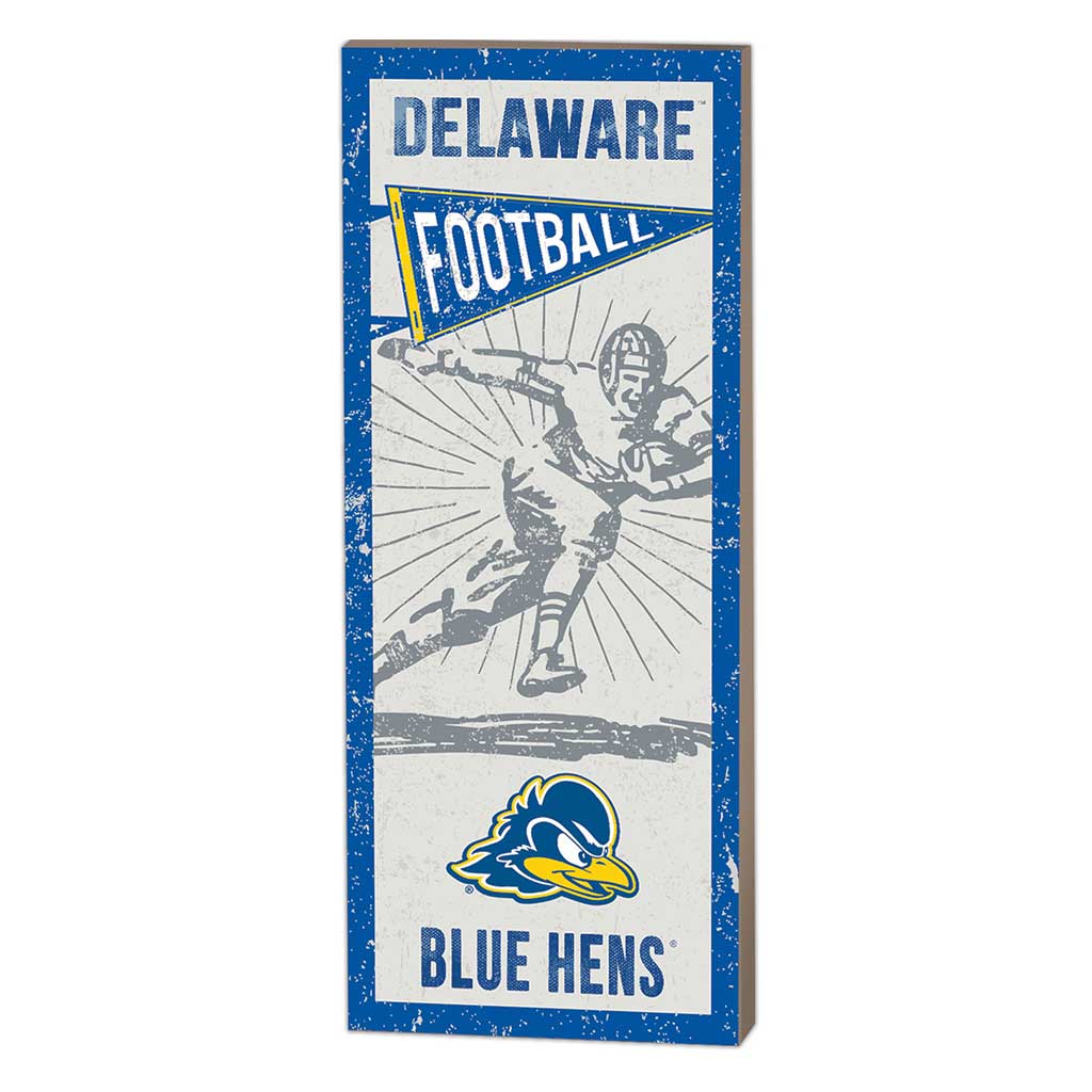 7x18 Vintage Player Delaware Fightin Blue Hens