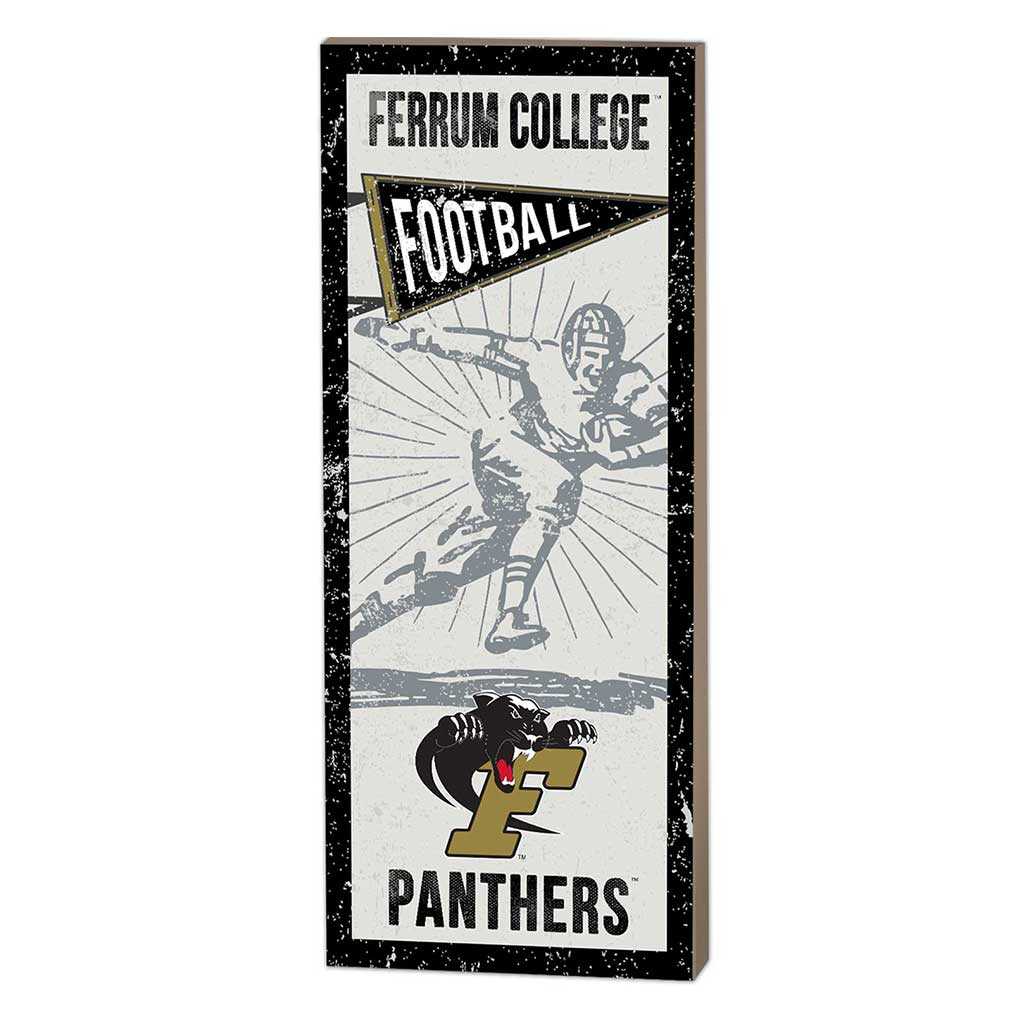 7x18 Vintage Player Furrum College Panthers