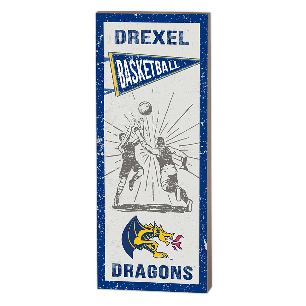 7x18 Vintage Player Drexel Dragons Basketball