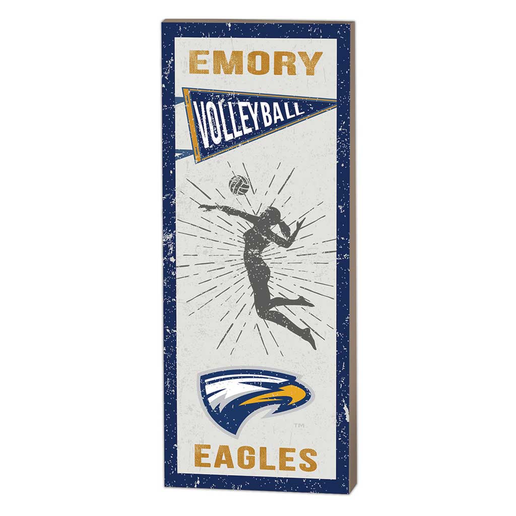 7x18 Vintage Player Emory Eagles Volleyball Women
