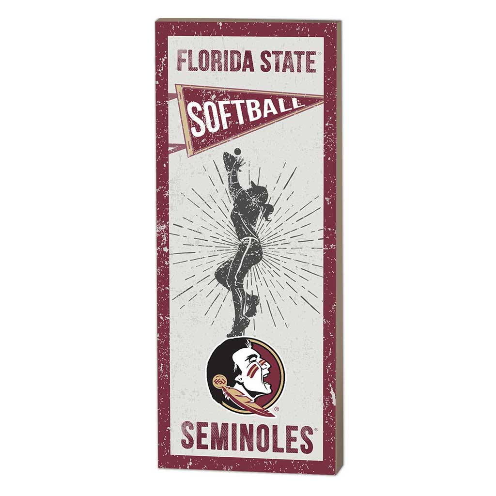 7x18 Vintage Player Florida State Seminoles Softball