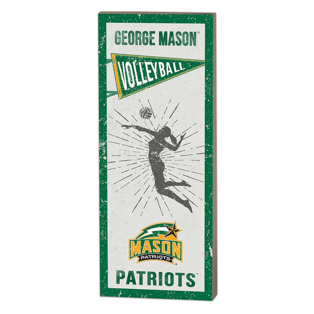 7x18 Vintage Player George Mason Patriots Volleyball Women
