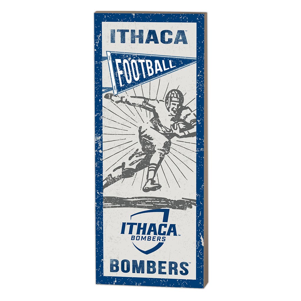 7x18 Vintage Player Ithaca College Bombers