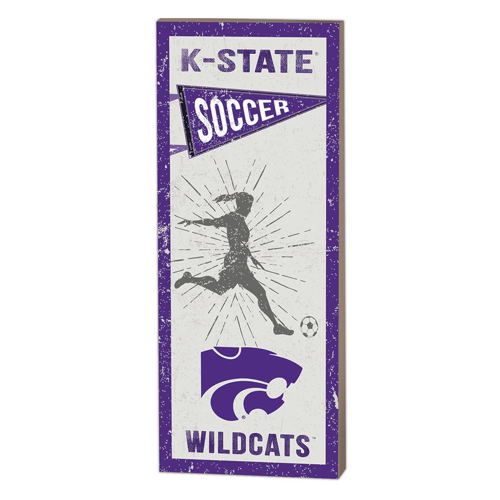 7x18 Vintage Player Kansas State Wildcats Soccer Women