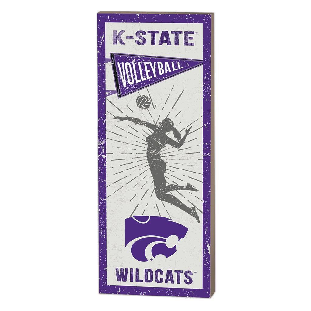 7x18 Vintage Player Kansas State Wildcats Volleyball Women