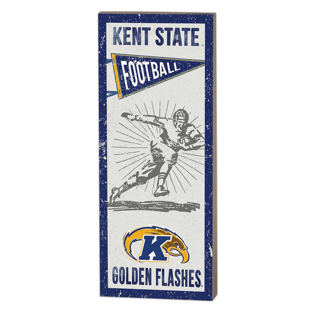 7x18 Vintage Player Kent State Golden Flashes