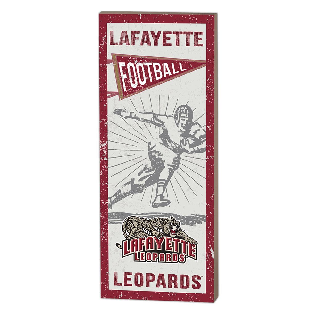 7x18 Vintage Player Lafayette College Leopards
