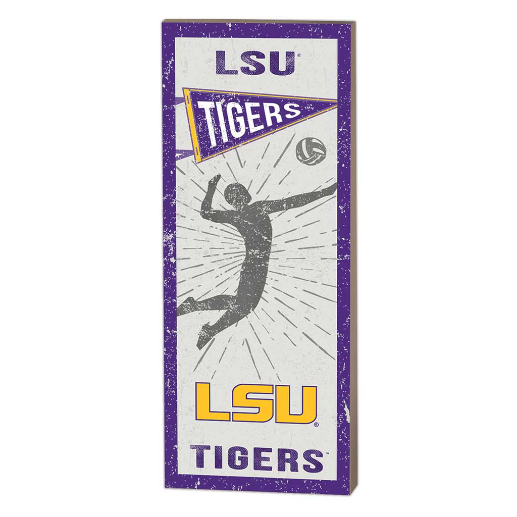 7x18 Vintage Player LSU Fighting Tigers Volleyball