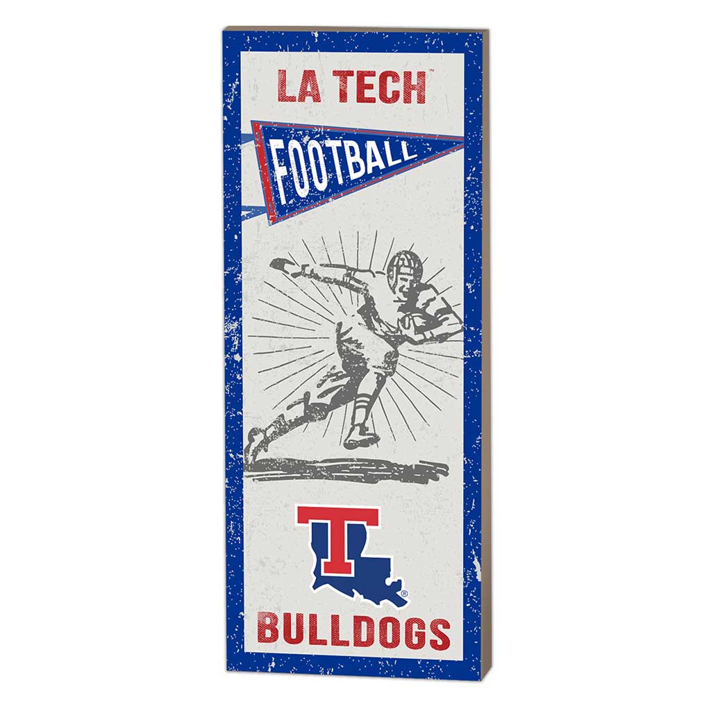 7x18 Vintage Player Louisiana Tech Bulldogs