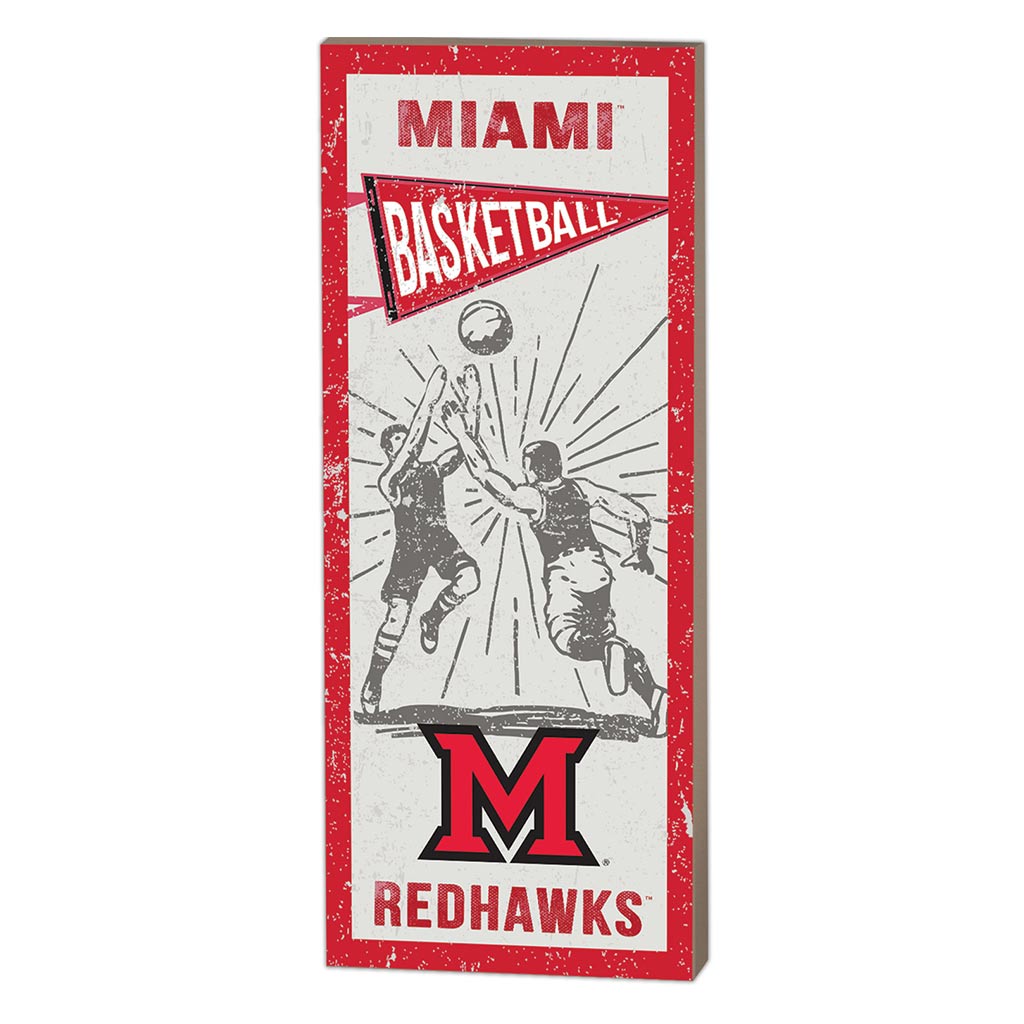 7x18 Vintage Player Miami of Ohio Redhawks Baseball