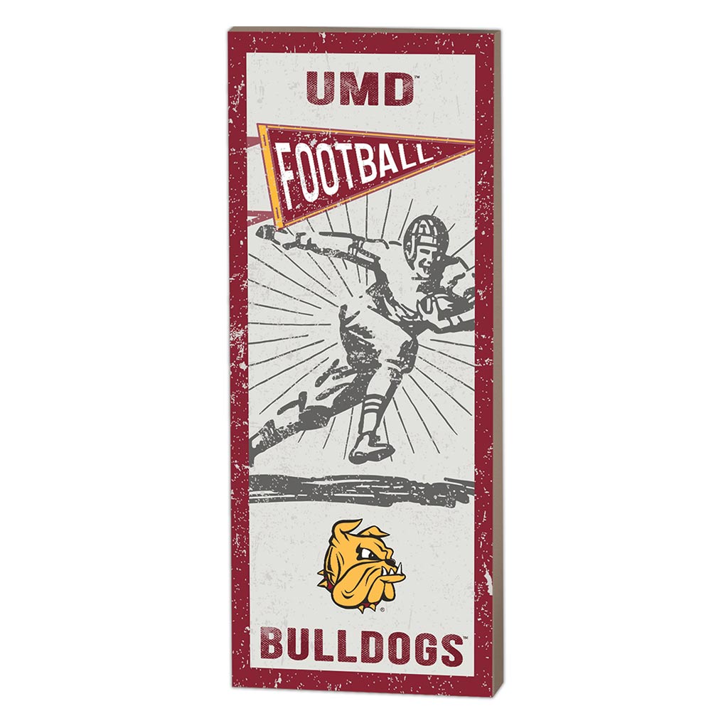 7x18 Vintage Player Minnesota (Duluth) Bulldogs