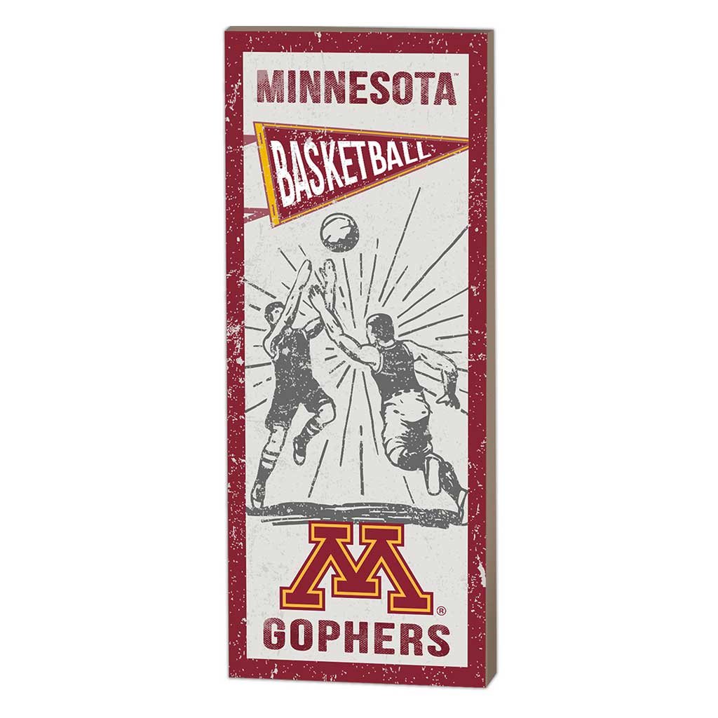 7x18 Vintage Player Minnesota Golden Gophers Baseball