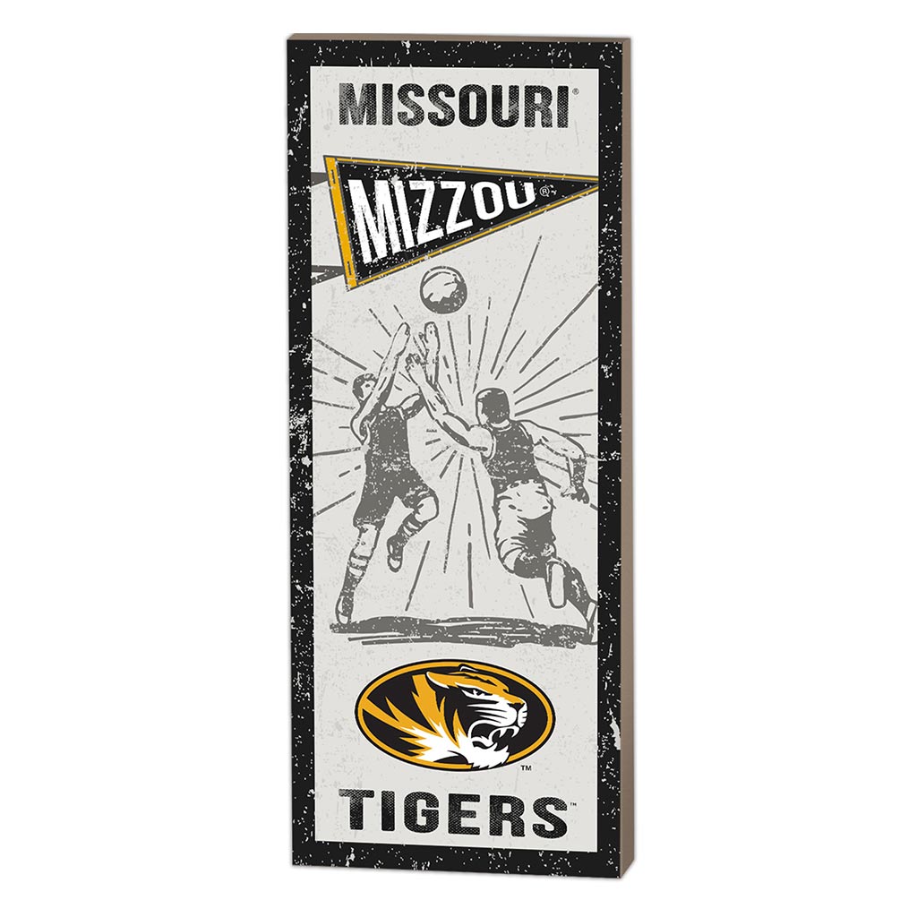 7x18 Vintage Player Missouri Tigers Basketball