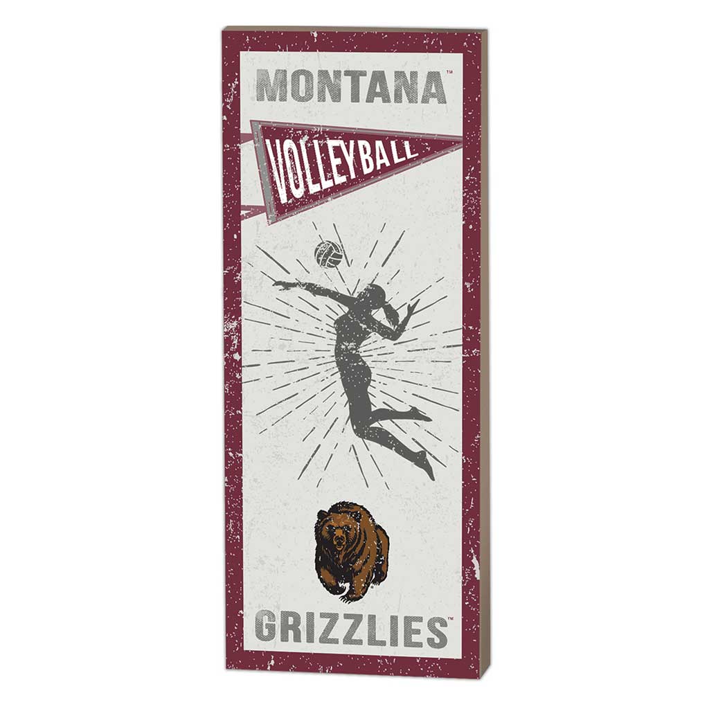 7x18 Vintage Player Montana Grizzlies Volleyball Women