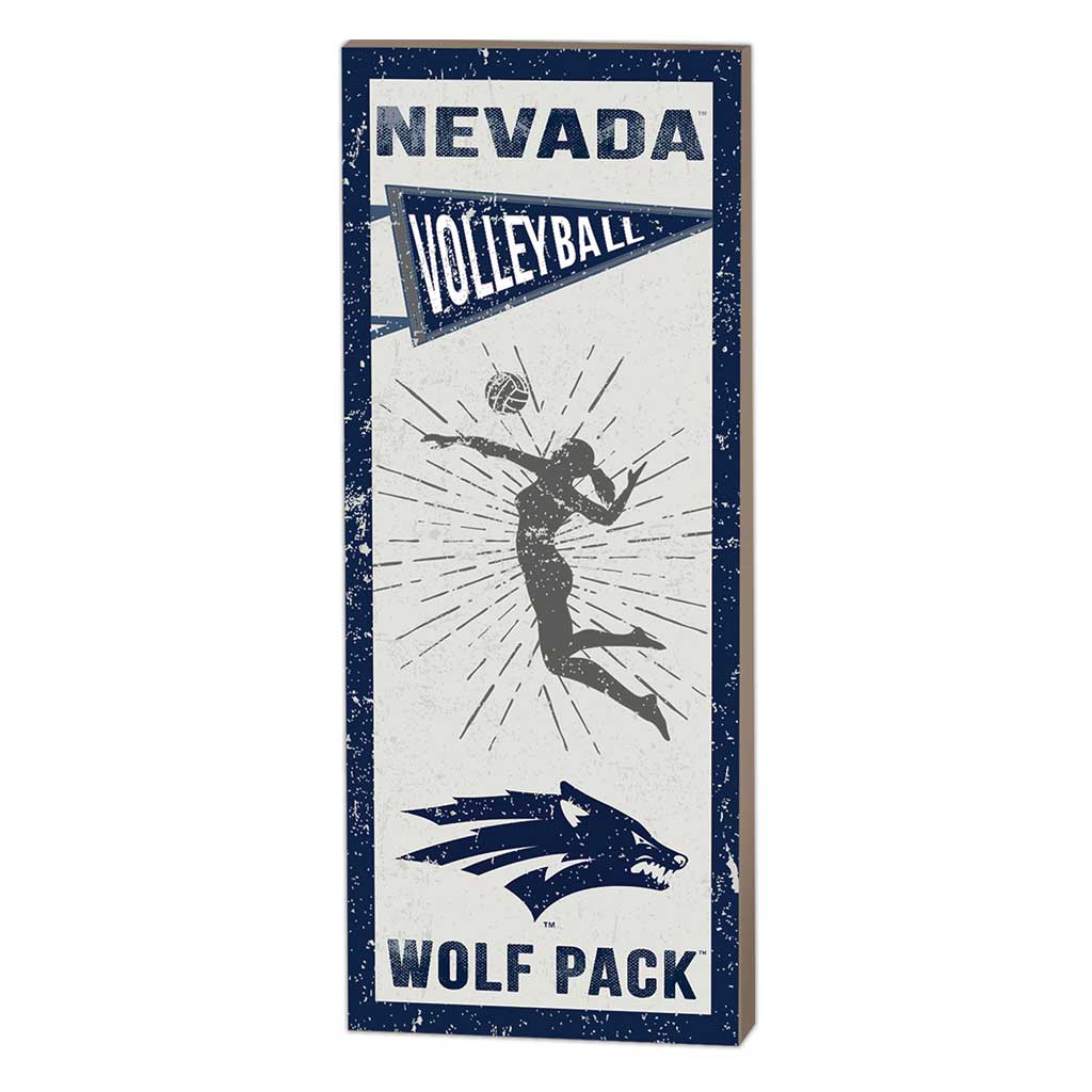 7x18 Vintage Player Nevada Wolf Pack Volleyball Women