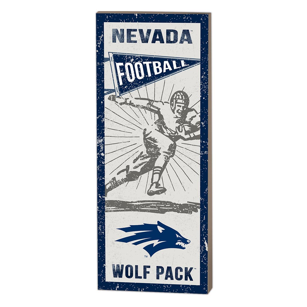 7x18 Vintage Player Nevada Wolf Pack