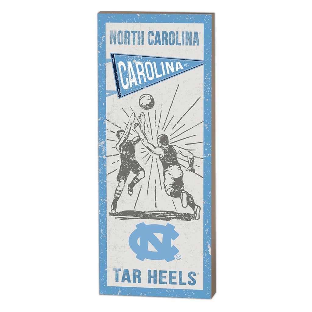 7x18 Vintage Player North Carolina (Chapel Hill) Tar Heels Basketball