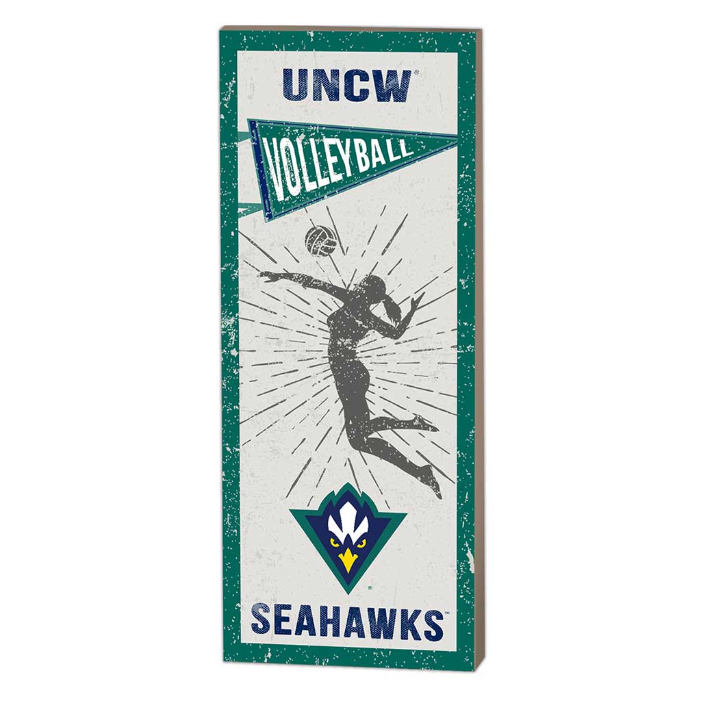 7x18 Vintage Player North Carolina (Wilmington) Seahawks Volleyball Women
