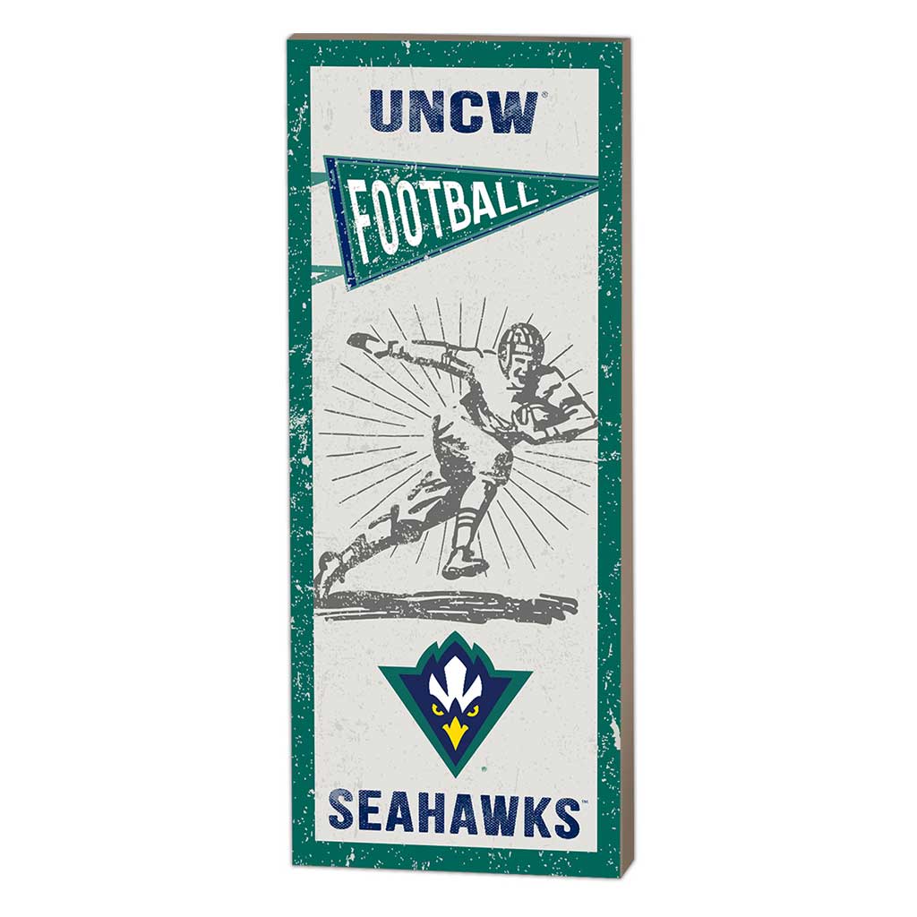 7x18 Vintage Player North Carolina (Wilmington) Seahawks