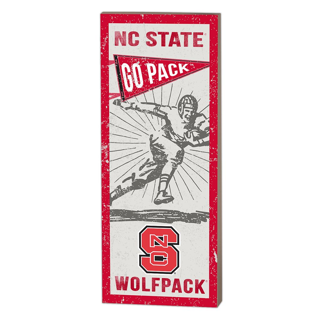 7x18 Vintage Player North Carolina State Wolfpack