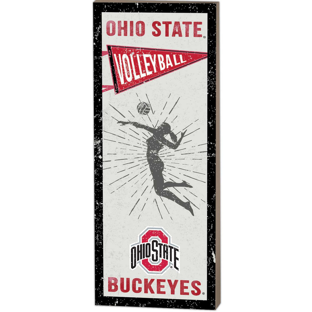 7x18 Vintage Player Ohio State Buckeyes Volleyball Women