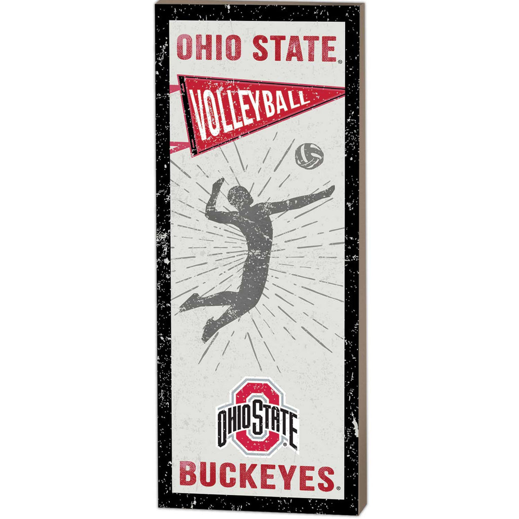 7x18 Vintage Player Ohio State Buckeyes Volleyball