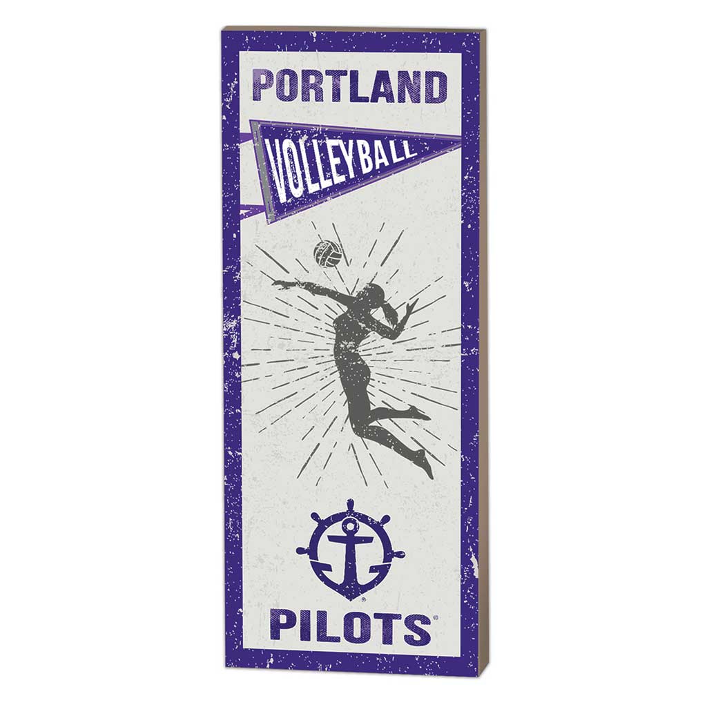 7x18 Vintage Player Portland Pilots Volleyball Women