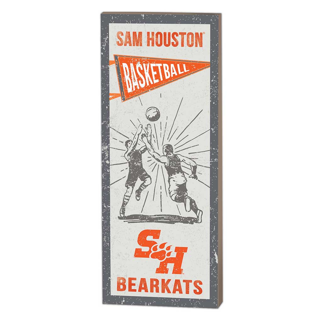 7x18 Vintage Player Sam Houston State Bearkats Basketball