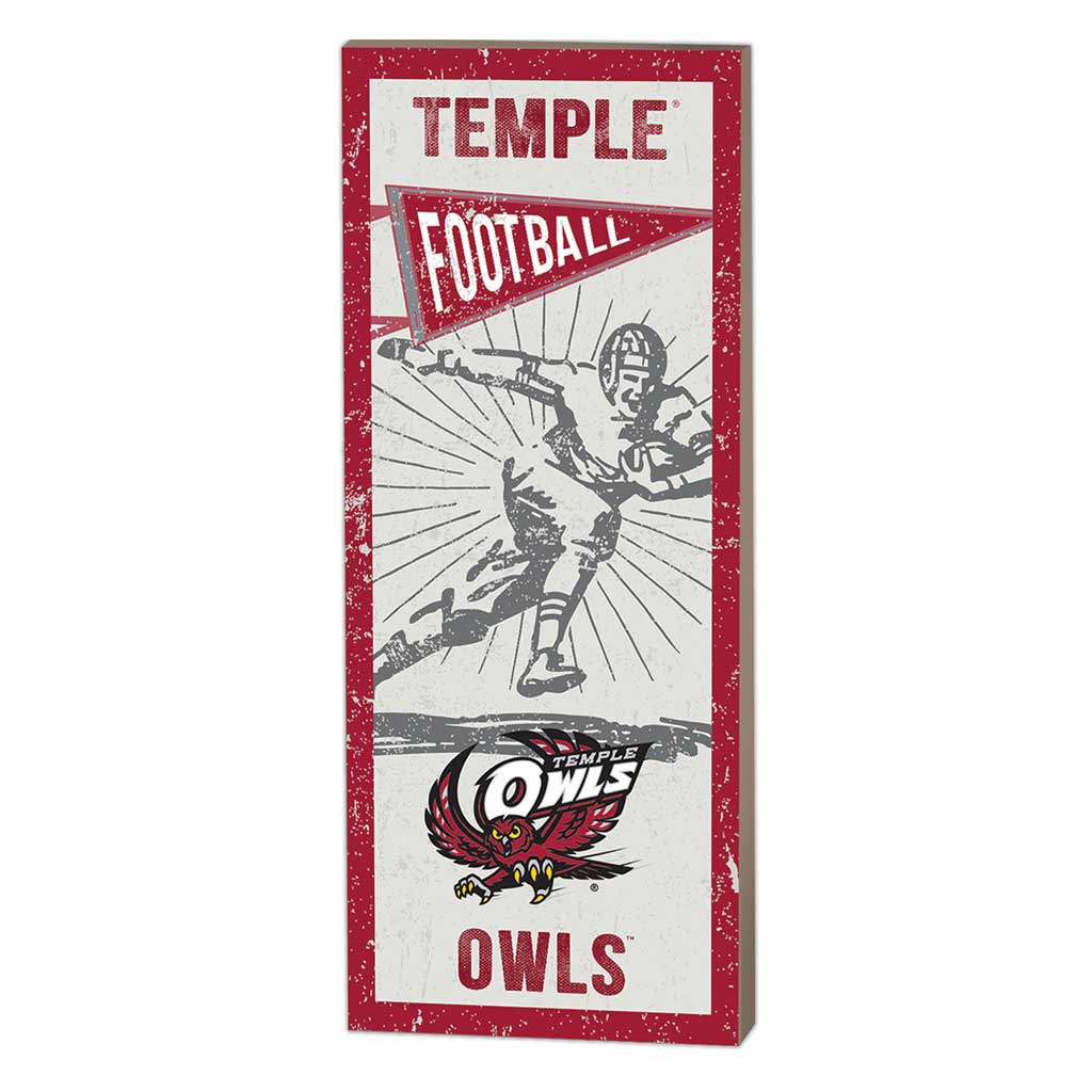 7x18 Vintage Player Temple Owls